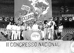 II Congresso Nacional do MST em 1990 (Foto: Arquivo)