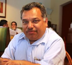 Carlos Mancilla, secretário geral da Confederação da Unidade Sindical da Guatemala (CUSG)