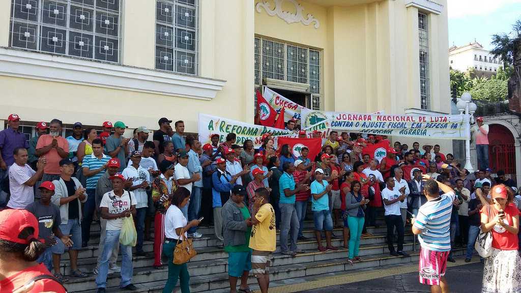 Ocupação do Ministério da Fazenda na capital baiana, em Salvador