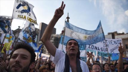  argentina protestas contra politicas economicas macri   hispantv