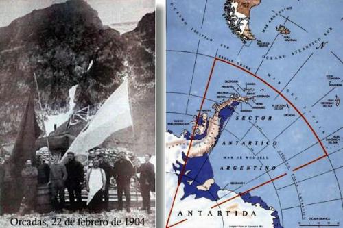 Base Antártica Orcadas Argentina (Foto histórica y mapa) base antartica