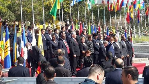 The official family photo of the CELAC heads of states in Ecuador   Tony Robinson/Pressenza celac heads of state quito 2016 peq   tony robinson pressenza