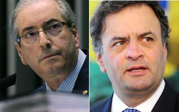 Cunha e Aécio, comandantes das ofensivas contra governo Dilma Fotos Publicas cunha aecio Cunha e Aécio, comandantes das ofensivas contra governo Dilma Fotos Publicas cunha aecio