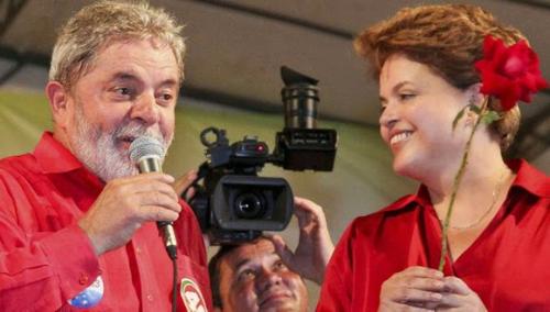 dilma rousseff y luiz inacio lula da silva dilma rousseff y luiz inacio lula da silva durante campana del 2010