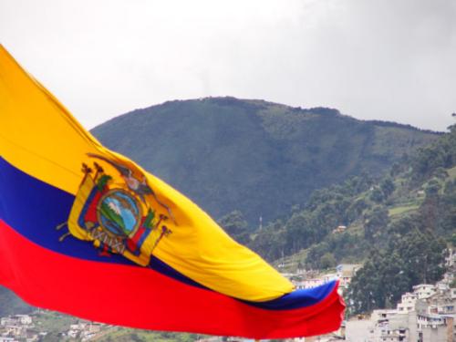  ecuador bandera paisaje