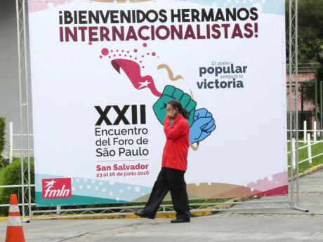 Foto: FMLN encuentro sao