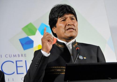 Presidente Evo Morales. Foto: Telesur evo morales en celac telesur