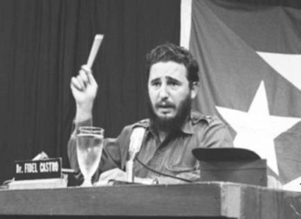 Fidel Castro durante el discurso conocido como Palabras a los intelectuales”. fidel castro