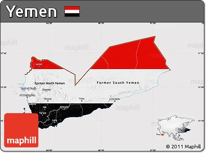  yemen  map