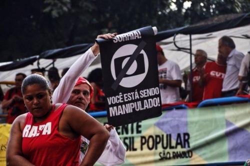 Foto: José Eduardo Bernardes/Brasil de Fato globo manipulado