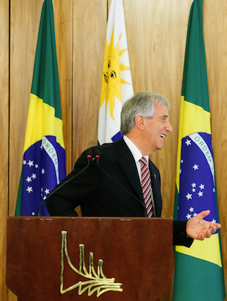 Foto: Roberto Stuckert Filho/PR Tabare Vazquez