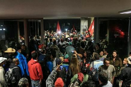 Foto: Mídia Ninja Ocupação Ministério Fazenda Brasília