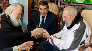 Patriarca Kirill y Fidel Castro kiril y fidel