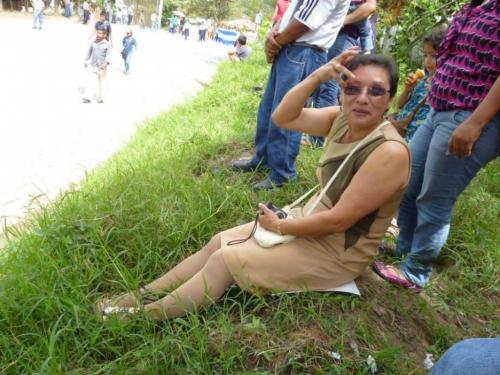 Lesbia Urquía dirigente social asesinada. Foto: Telesur lesbia urquia telesur