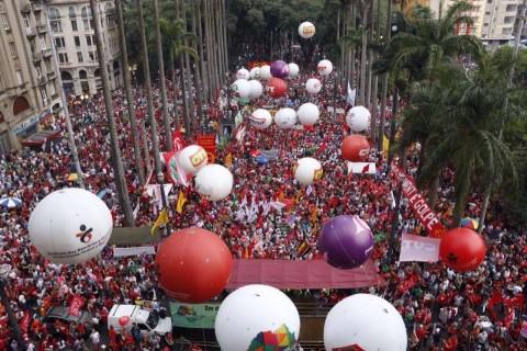 Manifestación en São Paulo. Foto: José Eduardo Bernardes  manifestacion sao paul jose eduardo bernardes mobile