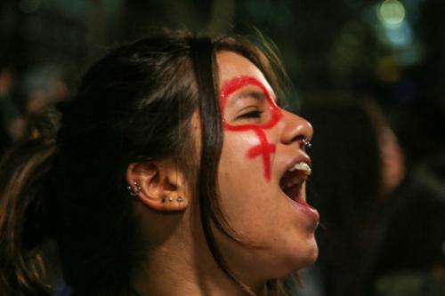 Foto: Paulo Pinto/AGPT manifestante mujer