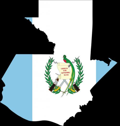 Guatemala mapa bandera guatemala