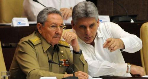  miguel diaz canel y raul