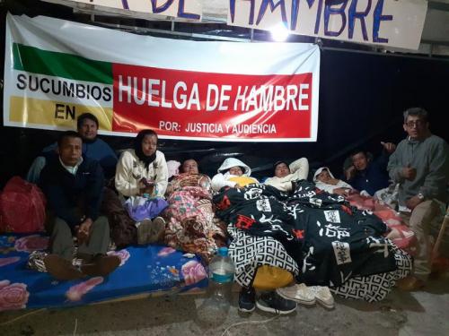 Huelga de hambre en Sucumbíos