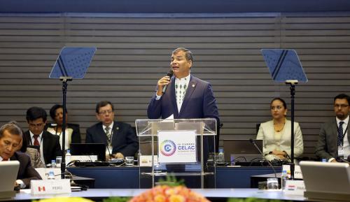  rafael correa celac