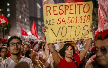 Haverá resistência! Agora e sempre. De muitas formas   Foto: Danilo Ramos/RBA respeto votos