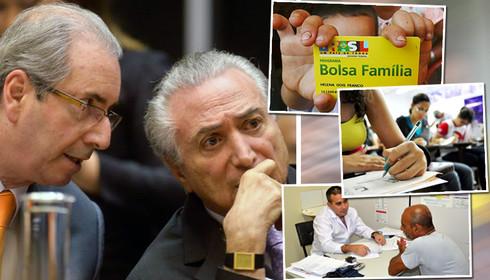 temer cunha bolsa familia